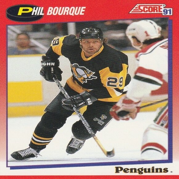 Phil Bourque Pittsburgh Penguins NHL Hockey Card Collection - 9 Card Set - Picture 3 of 10